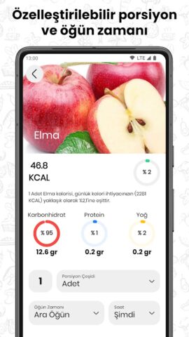 Kilo Verme — Kalori ve Diyet для Android — скриншот 4