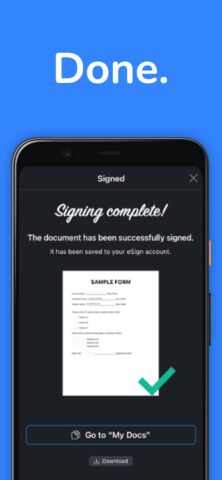eSign App для Android — скриншот 3
