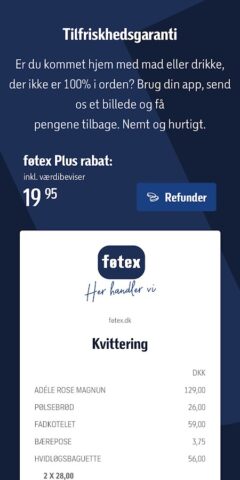 føtex plus для Android — скриншот 4