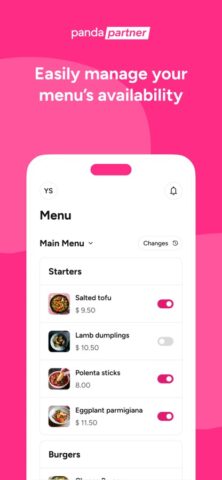 foodpanda partner для iOS — скриншот 3