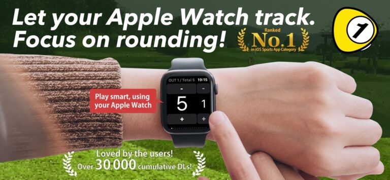 golf score counter with watch для iOS — скриншот 1