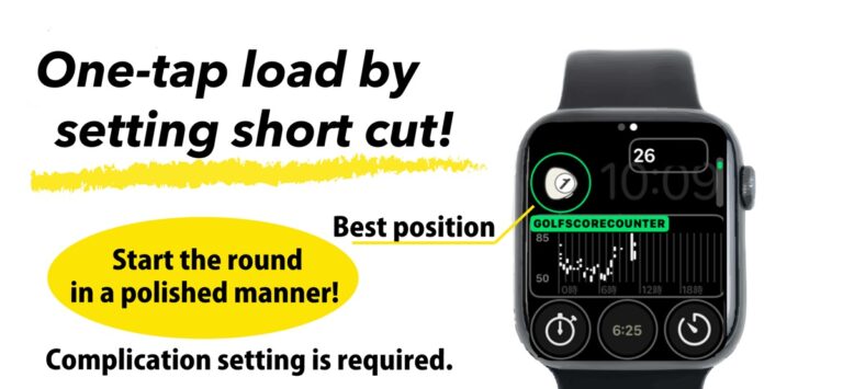 golf score counter with watch для iOS — скриншот 3