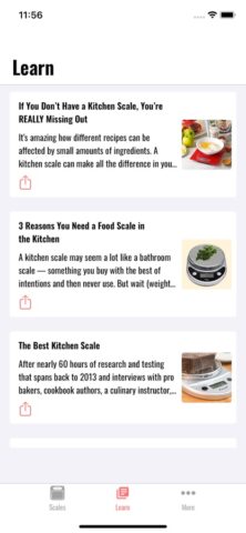 iScale: Kitchen Scale для iOS — скриншот 2