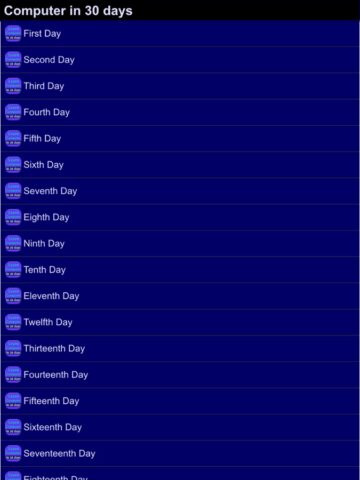 learn computer in 30 days для iOS — скриншот 1