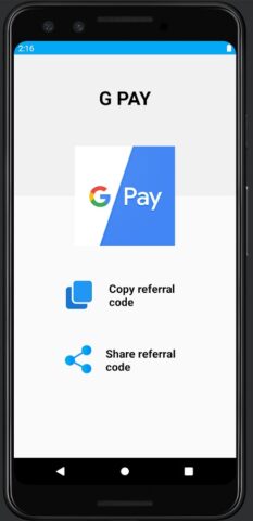 referral code app для Android — скриншот 4