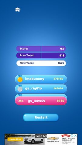 text twist —  word games для Android — скриншот 3