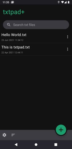 txtpad — Create txt files для Android — скриншот 2