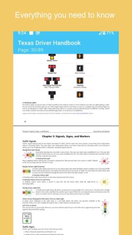 2026 Texas Driver Handbook для Android — скриншот 1