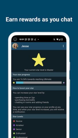 2go Chat — Chat Rooms & Dating для Android — скриншот 5