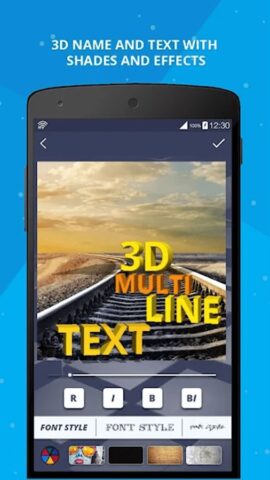 3D-имя на фото — 3D-текст для Android — скриншот 4