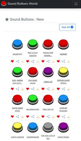 400 Sound Buttons для Android — скриншот 2