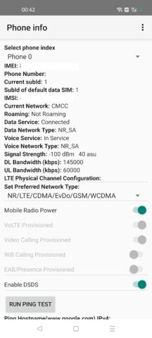 5G Setting для Android — скриншот 2