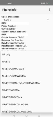 5G Setting для Android — скриншот 3