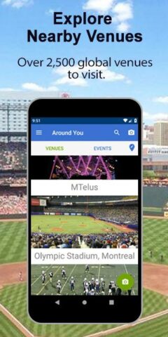A View From My Seat для Android — скриншот 5