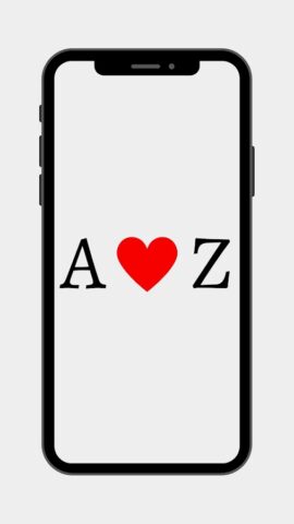 A + Z Letters Love Wallpaper для Android — скриншот 5
