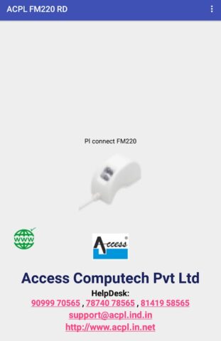 ACPL FM220 Registered Device для Android — скриншот 1
