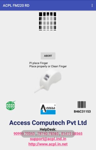 ACPL FM220 Registered Device для Android — скриншот 3
