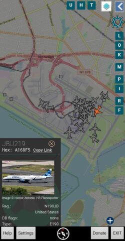 ADS-B Unfiltered Plane Tracker для Android — скриншот 1