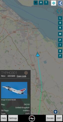 ADS-B Unfiltered Plane Tracker для Android — скриншот 2