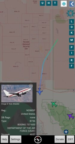 ADS-B Unfiltered Plane Tracker для Android — скриншот 4