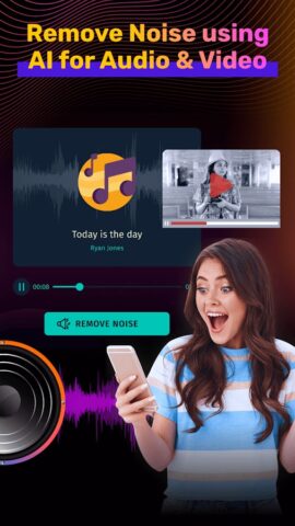 AI Noise Remover: Audio&Video для Android — скриншот 2