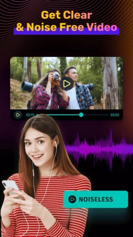AI Noise Remover: Audio&Video для Android — скриншот 4