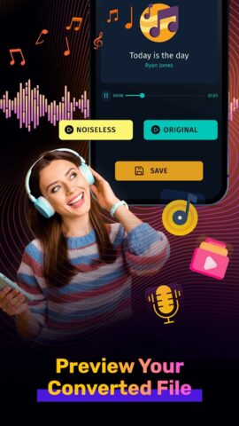 AI Noise Remover: Audio&Video для Android — скриншот 5