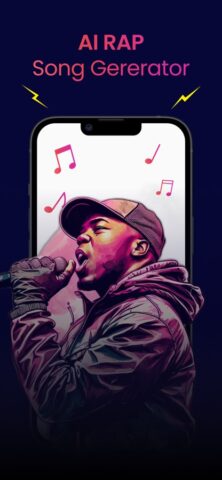 AI-генератор рэп-песен, аудио для iOS — скриншот 1