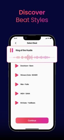 AI-генератор рэп-песен, аудио для iOS — скриншот 3