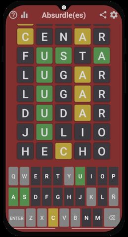 Absurdle для Android — скриншот 4