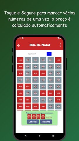 Rifa Fácil: criar rifa для Android — скриншот 3