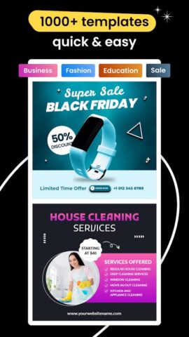 Ad Maker: Advertisement Maker для Android — скриншот 2