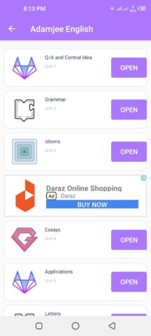 Adamjee English X для Android — скриншот 4