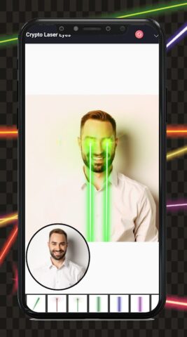 Add Laser Eyes — Photo Editor для Android — скриншот 3