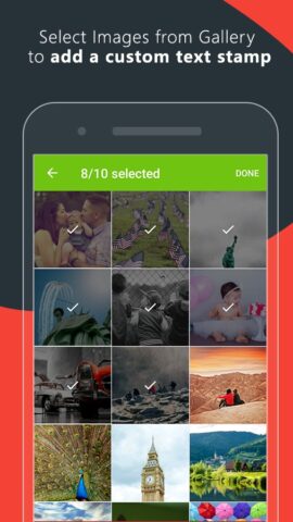 Add Timestamp on Gallery Photo для Android — скриншот 1