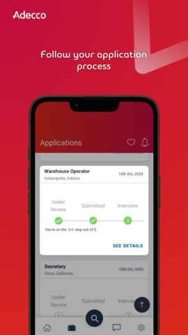 Adecco для Android — скриншот 4