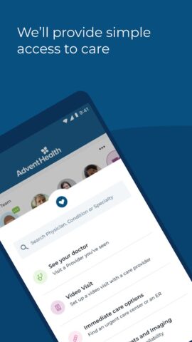 AdventHealth для Android — скриншот 3