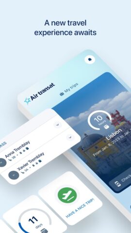 Air Transat | Flights & Travel для Android — скриншот 2