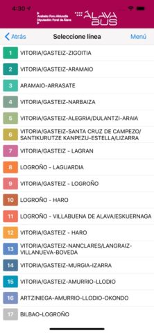 Alavabus для iOS — скриншот 3