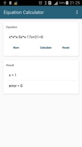 Algebra Equation Calculator для Android — скриншот 5
