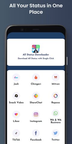 All Status and Stories Saver для Android — скриншот 1
