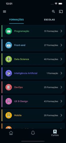 Alura Cursos Online для iOS — скриншот 5