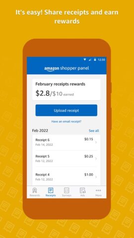 Amazon Shopper Panel для Android — скриншот 2