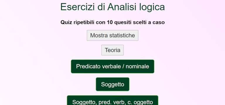 Analisi logica для Android — скриншот 1