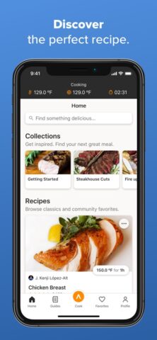 Anova Culinary для iOS — скриншот 1
