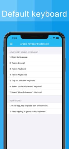 Arabic Keyboard  — Translator для iOS — скриншот 5