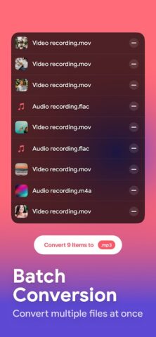 Audio Converter — MP4 to MP3 для Android — скриншот 3