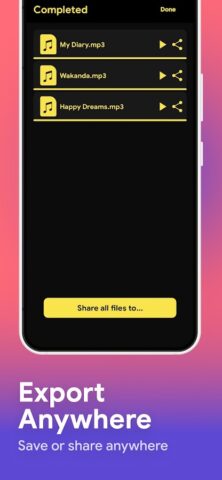 Audio Converter — MP4 to MP3 для Android — скриншот 5