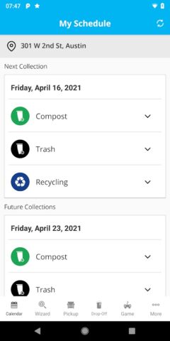 Austin Recycles для Android — скриншот 3