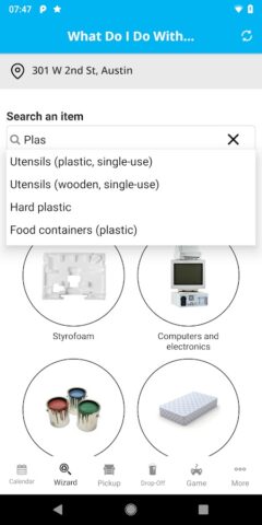 Austin Recycles для Android — скриншот 4